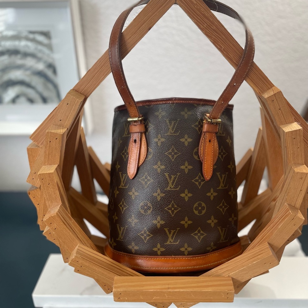 Louis Vuitton Brown Monogram Bucket Bag